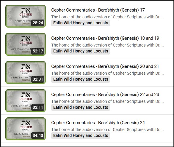 Cepher Commentaries Gen 24