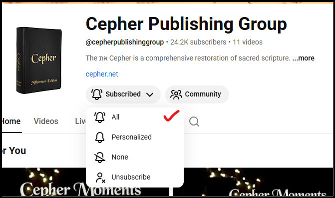 CPG YTube Subscribe