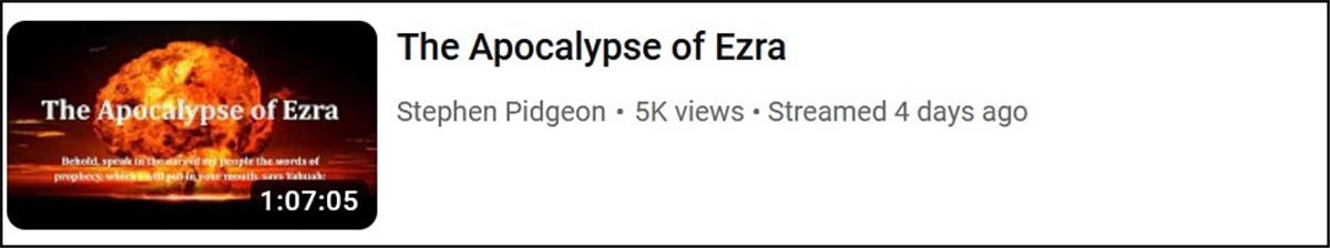 Apocalypse of Ezra