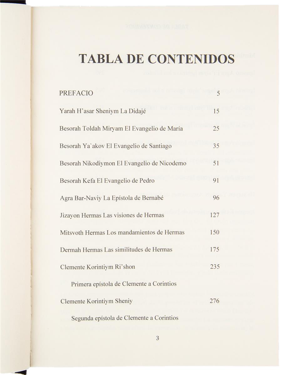 Ha'avoth en Español